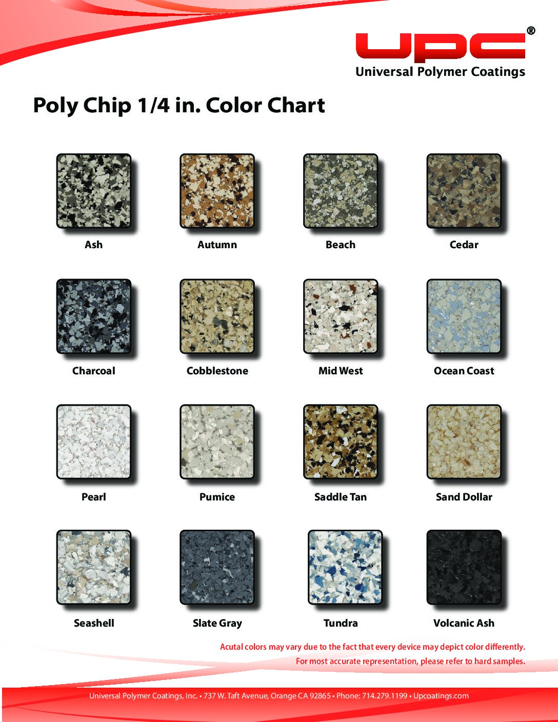 Polystar Color Chart Conversion