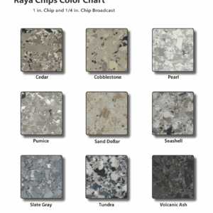 Raya Chips Color Chart